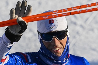 Na snímke slovenský reprezentant v behu na lyžiach Ján Koristek.