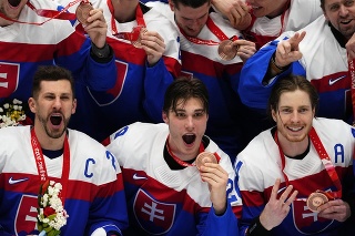 Slovenskí hokejisti získali na ZOH v Pekingu bronz.