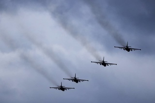 Vojenské lietadlá počas vojenských cvičení s názvom Spojenecké odhodlanie 2022.