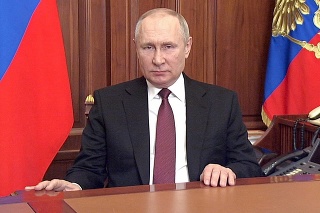 Natočil Putin prejav ešte v pondelok?