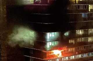 Požiar v nemocnici na Antolskej.