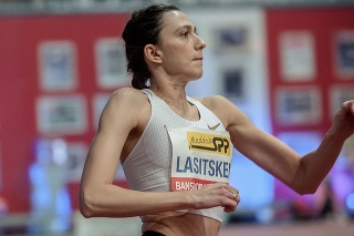 Na snímke ruská reprezentantka Marija Lasickiené počas súťaže žien 25. ročníka výškarského mítingu Banskobystrická latka (ilustračné foto).