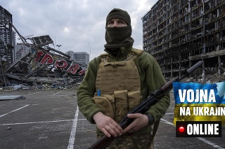 Vojak v Kyjeve.