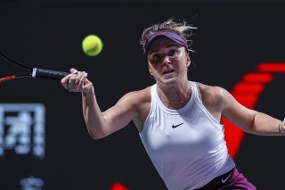 Na snímke ukrajinská tenistka Jelina Svitolinová.