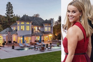 Chcete luxusnú vilu Reese Witherspoon so 7 spálňami a s 10 kúpeľňami? 