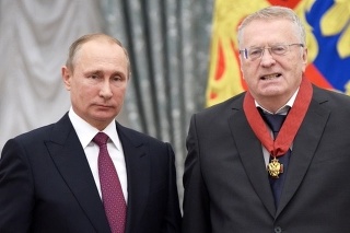 Vladimir Žirinovskij s Vladimirom Putinom.