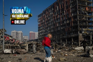 Zničený Kyjev.