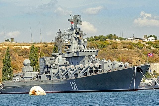 Vlajkovou loďou ruskej Čiernomorskej flotily sa Putin rád chválil.