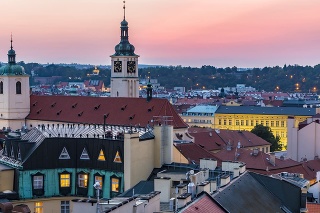 Hlavné meste Česka, Praha.