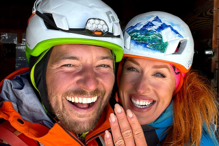 Jan požiadal Lenku o ruku veľmi netradične, v Alpách na vrchole Matterhorn.