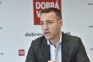 Predseda strany Dobrá voľba Tomáš Drucker.
