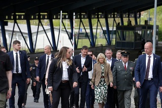 Prvá dáma USA Jill Biden na návšteve vo Vyšnom Nemeckom.