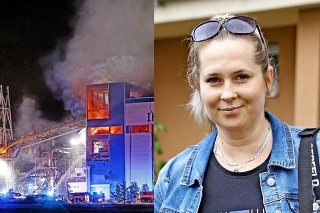 Pri požiari zasahovali všetky záchranné zložky. Miroslava (40) sa na spúšť dívala z balkóna.