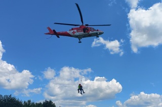 Poľský turista bol letecky transportovaný na heliport v Starom Smokovci.