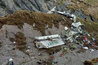 Havária lietadla v Nepále.
