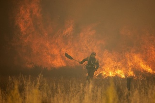 Vlna horúčav vyvolala v Španielsku lesné požiare.