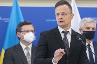 Maďarský minister zahraničných vecí Péter Szijjártó.