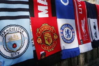 Šály futbalových klubov z Premier League, ktoré usilovali o vstup do Superligy