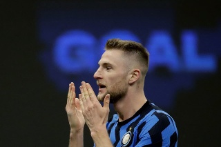 Milan Škriniar rozhodol o výhre Interu Miláno gólom.