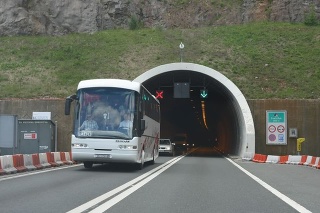 Diaľničný tunel v Chorvátsku.