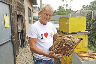 Odborník na včely: Dušan Dedinský odporúča nazerať do úľov čo najmenej.