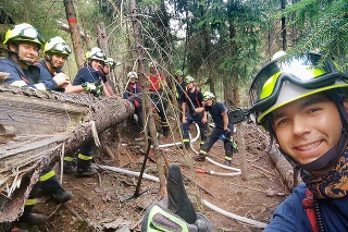 Takúto selfie si urobili hasiči z Pardubického kraja.