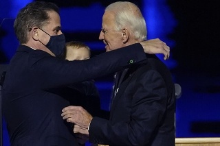 Hunter Biden a jeho otec, novozvolený prezident USA Joe Biden. 