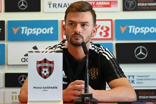 Na snímke tréner Trnavy Michal Gašparík.