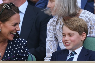 Vojvodkyňa Kate so synom princom Georgeom.