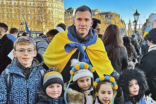 Ševčenko nalieha na pomoc ukrajinským deťom.