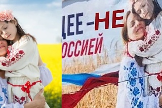 Ukrajinka našla svoje fotografie na billboardoch v okupovanom Chersone.