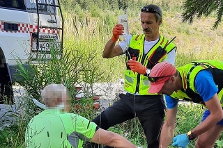 Český dôchodca potreboval po páde z bicykla pomoc horských záchranárov