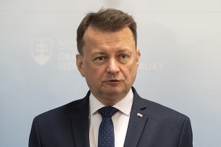 Minister národnej obrany Poľska Mariusz Blaszczak a Jaroslav Naď.
