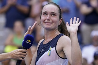 Ukrajinská tenistka Daria Snigurová.