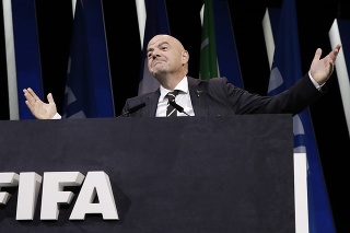 Prezident Medzinárodnej futbalovej federácie (FIFA) Gianni Infantino.
