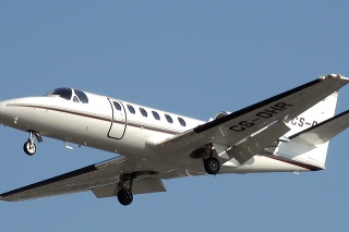 Havarovalo podobné lietadlo ako táto Cessna Citation.
