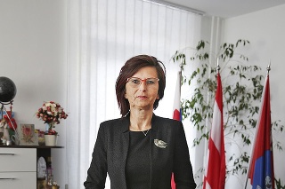 Primátorka Ľubica Balgová (50).