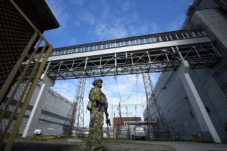 Záporožská jadrová elektráreň na juhovýchode Ukrajiny.