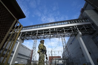 Záporožská jadrová elektráreň na juhovýchode Ukrajiny.