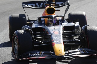 Na snímke holandský pilot formuly 1 Max Verstappen z tímu Red Bullpočas Veľkej ceny Talianska F1 na okruhu v Monze.