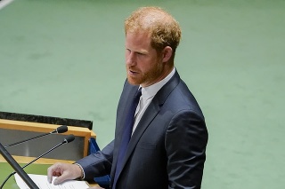 Princ Harry vystúpil na Valnom zhromaždení OSN počas výročných osláv Medzinárodného dňa Nelsona Mandelu v pondelok 18. júla 2022 v sídle Organizácie Spojených národov.