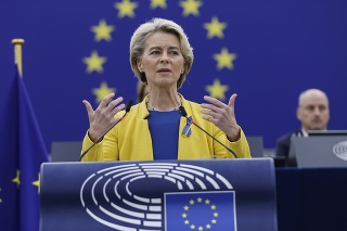 Predsedníčka Európskej komisie Ursula von der Leyenová v Štrasburgu.