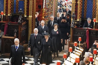 Príchod bývalých britských premiérov