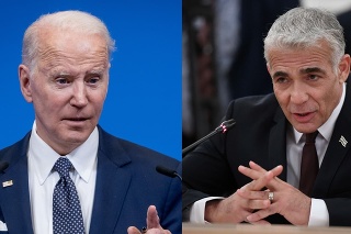 Americký prezident Joe Biden a izraelský premiér Jair Lapid.