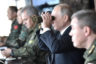 Vladimir Putin na archívnej fotke z roku 2018.
