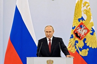 Putin v prejave oznámil pripojenie nových území k Rusku.