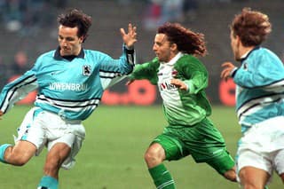 Marek (v zelenom) odohral najviac zápasov v drese Rapidu Viedeň.