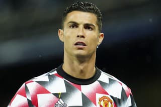 Portugalský futbalista Manchestru United Cristiano Ronaldo.