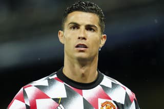 Portugalský futbalista Manchestru United Cristiano Ronaldo.