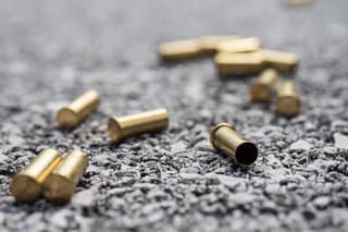 Bullet casings on the street